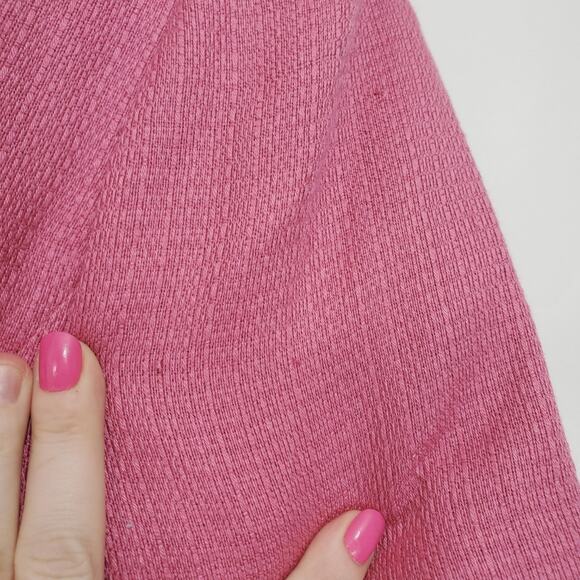 Vintage Merona | Linen Bubblegum Pink Three Button Front Blazer with Pockets - Picture 14 of 14